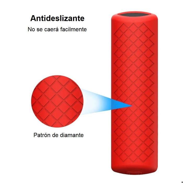 FUNDA FORRO PROTECTOR CONTROL AMAZON FIRE TV STICK 3RA GEN, ROJO img #4