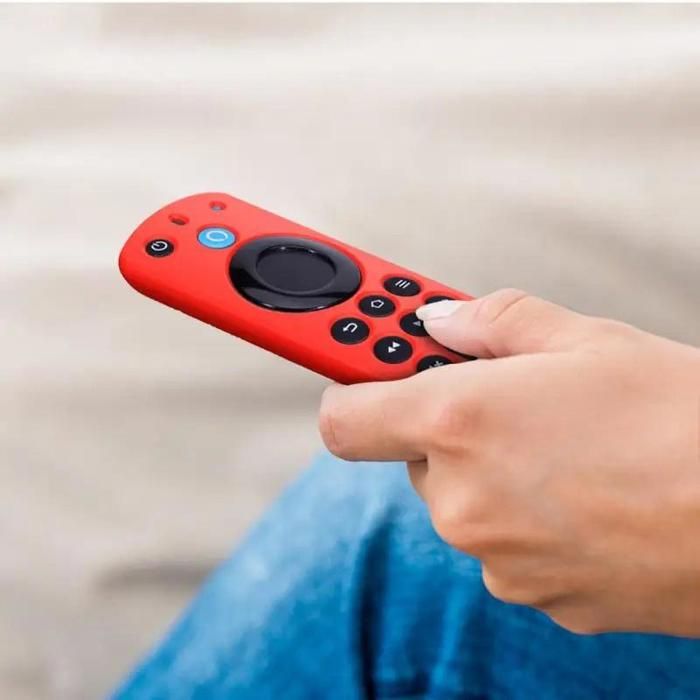 FUNDA FORRO PROTECTOR CONTROL AMAZON FIRE TV STICK 3RA GEN, ROJO img #5