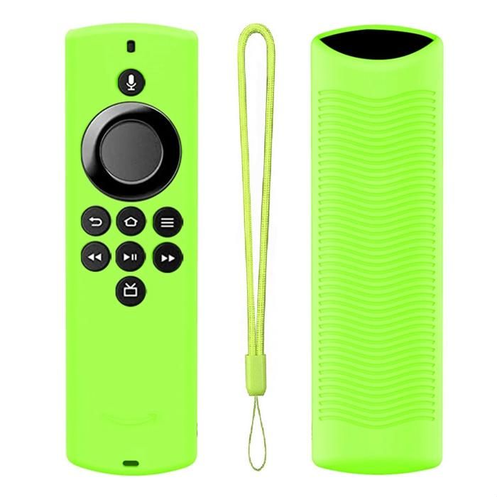 FUNDA FORRO PROTECTOR CONTROL AMAZON FIRE TV STICK LITE, VERDE LUMINISCENTE img #1
