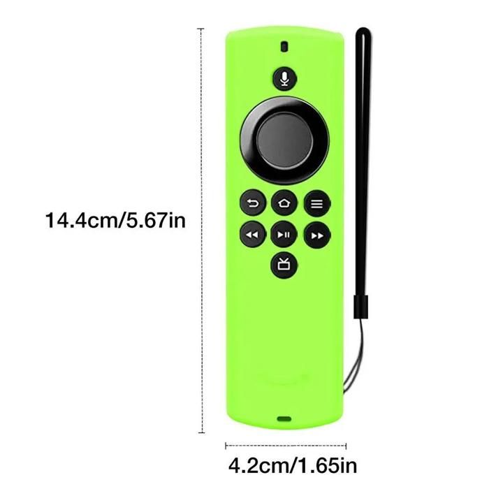 FUNDA FORRO PROTECTOR CONTROL AMAZON FIRE TV STICK LITE, VERDE LUMINISCENTE img #6