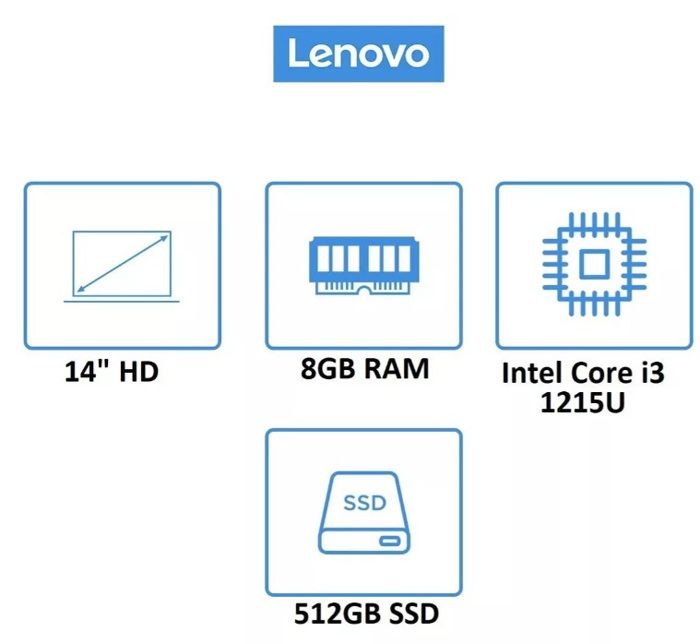 Portatil Lenovo Ideapad 1 8GB 512SS 14 pulgadas img #4