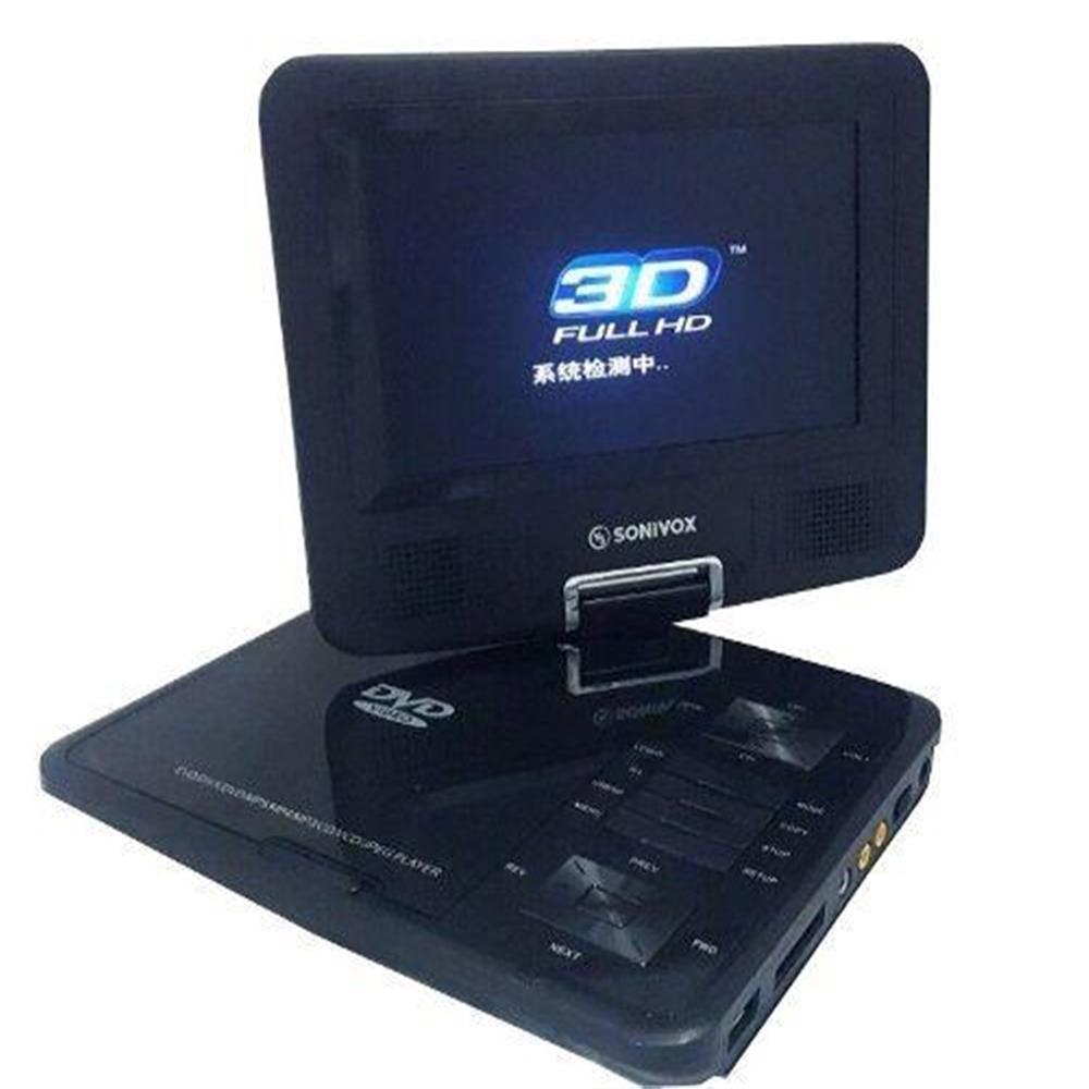 Dvd Portátil Con Tv 3D 11 Usb Sd Radio Fm Gafas Recargable img #5