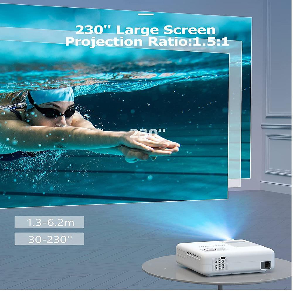 Proyector Led V53 15000Lm Full Hd 1080P Wifi 5G Zoom img #2