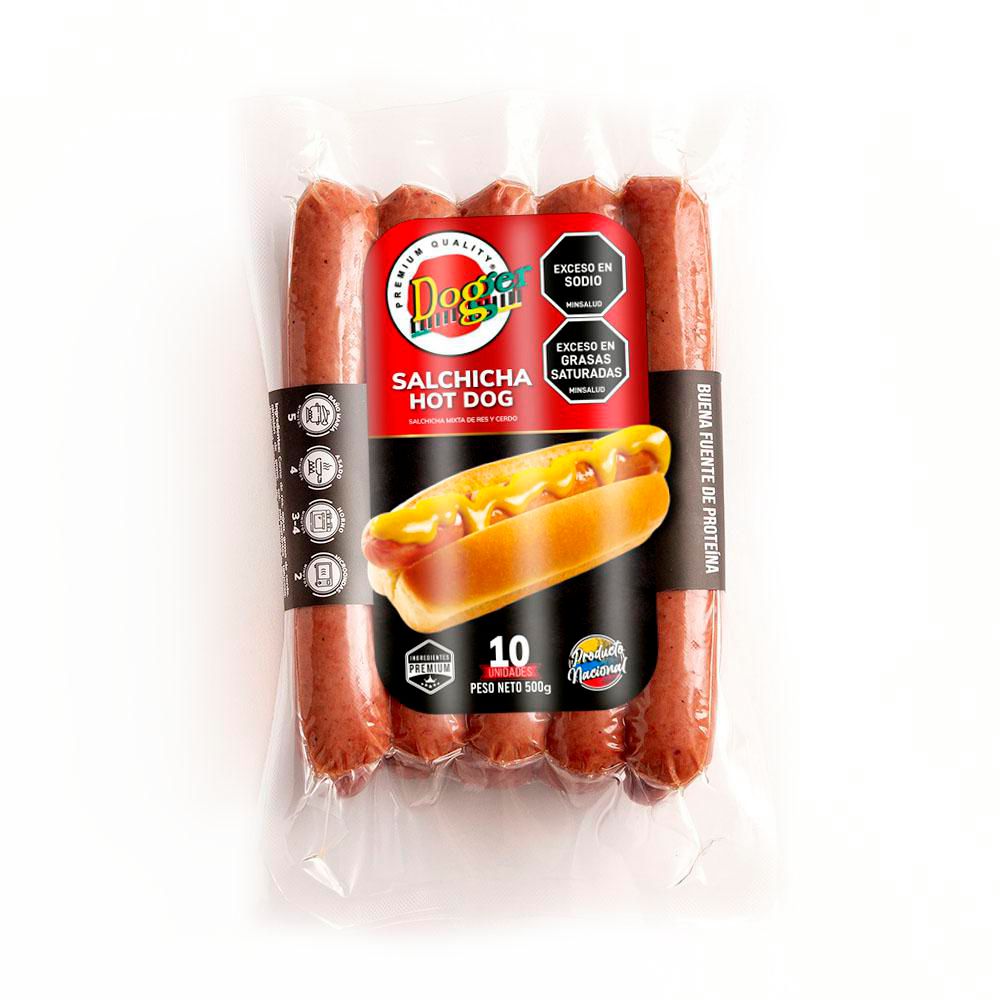 Salchicha Hot Dog X 500G DOGGER 500 gr img #1