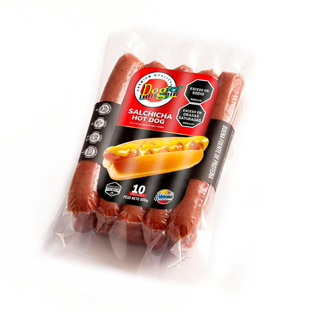 Salchicha Hot Dog X 500G DOGGER 500 gr img #2