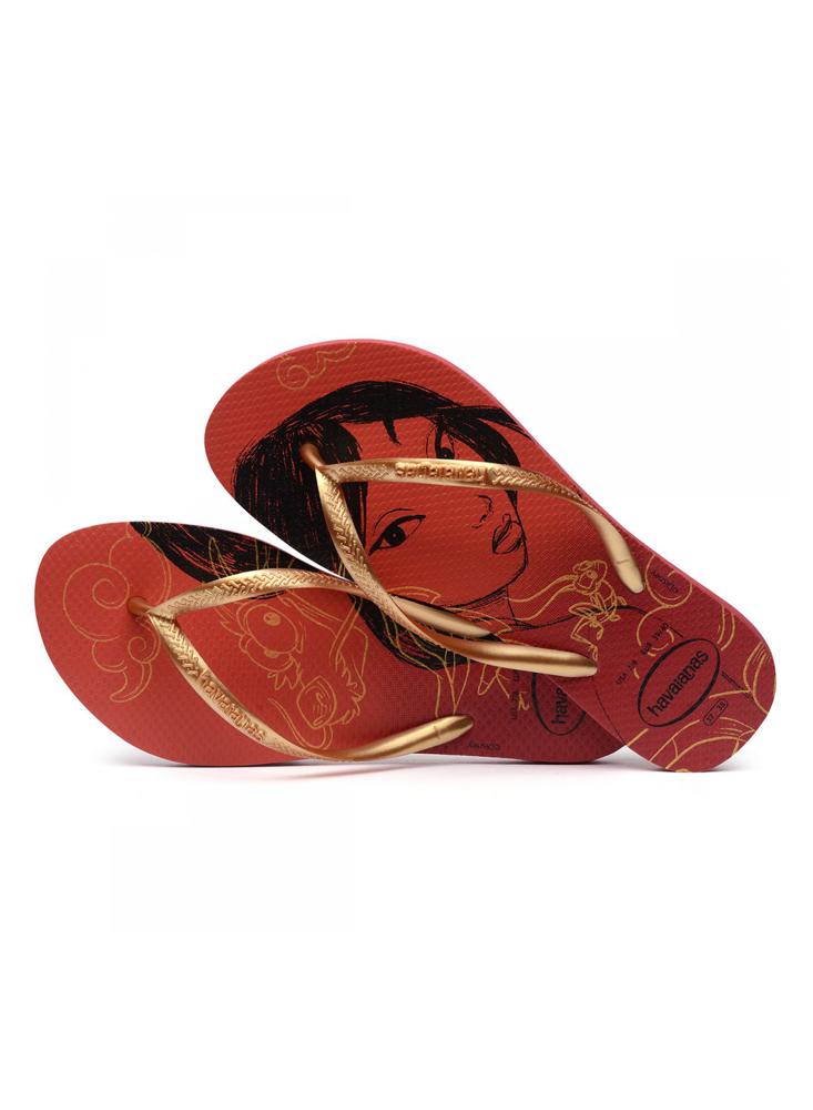 Sandalias Havaianas Slim Princesas 4135045 Rojo img #2