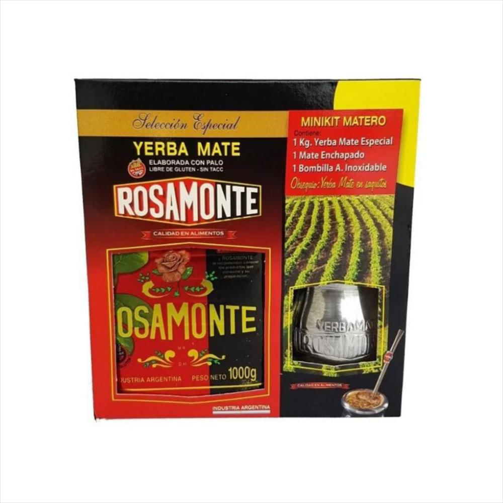 Infunsión Yerba Mate Combo ROSA MONTE img #1