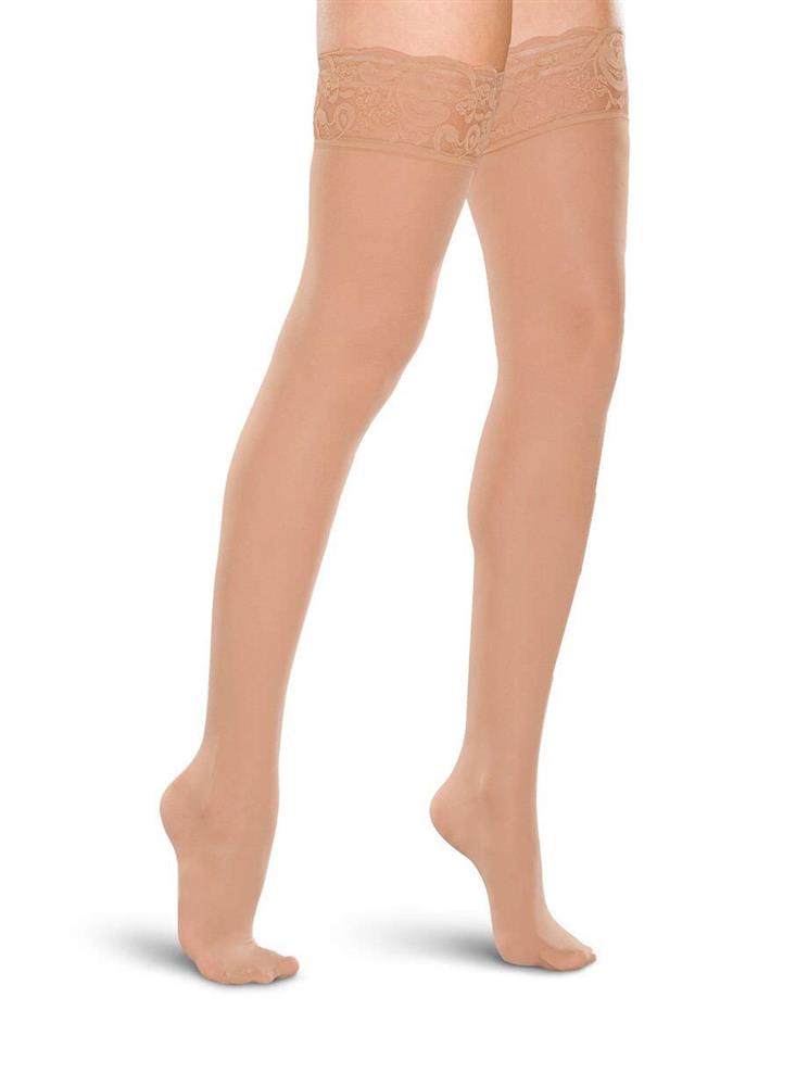 Media Al Muslo Con Encaje 15 20 Mm Hg img #1