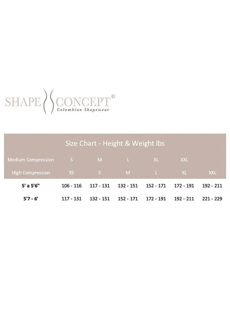 Faja Mujer Shape Concept Scm083 Control Abdomen Levanta Cola img #4