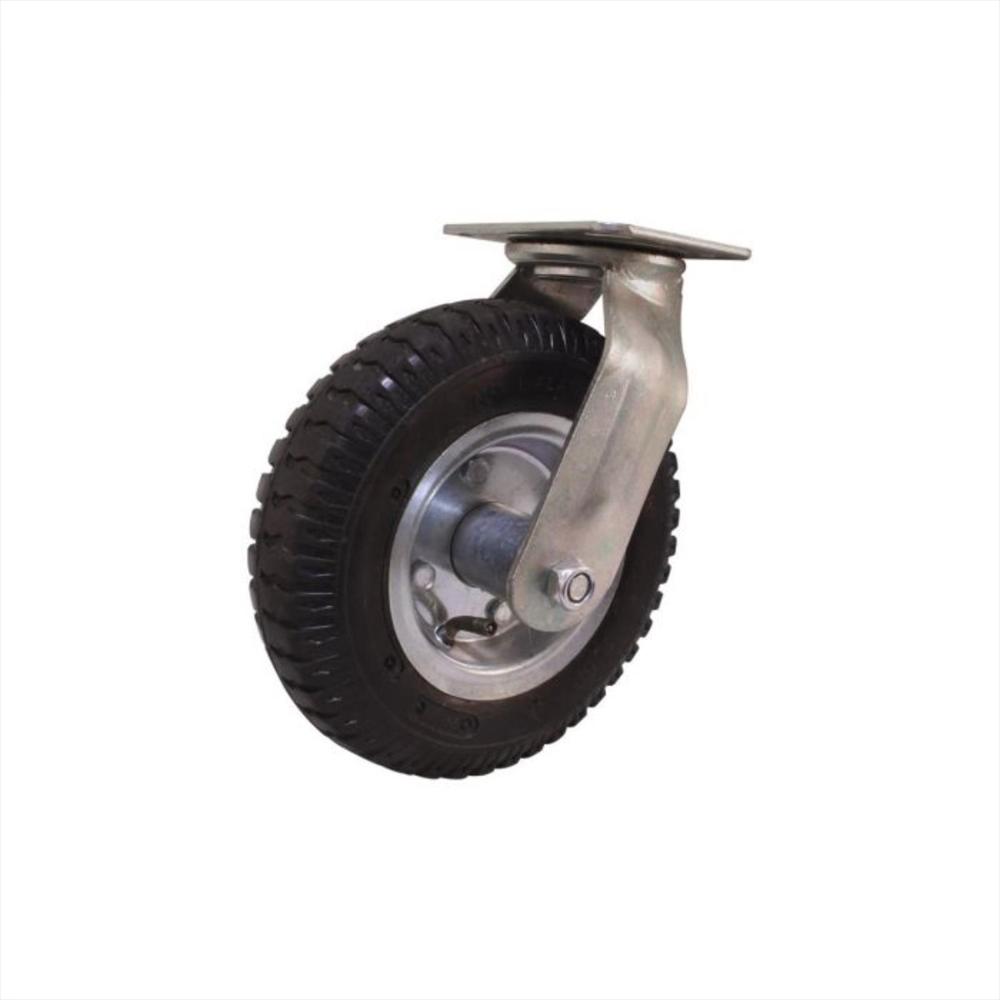 Rodachina Rueda Neumática 10 pulgadas Toolcraft 150 Kg Placa Móvil Toolcraft img #1