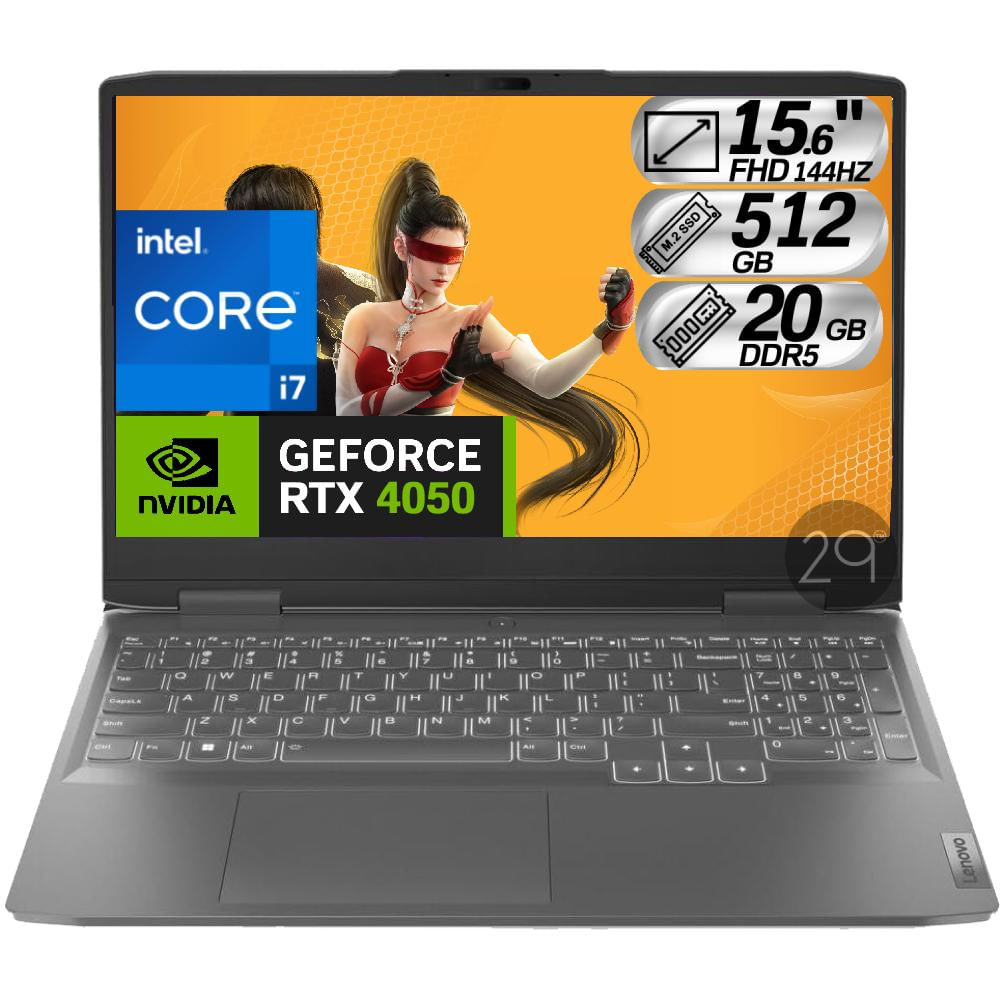 Portatil Gamer Lenovo Loq Core I7 Rtx 4050 Ram 20Gb Ssd 512G img #1