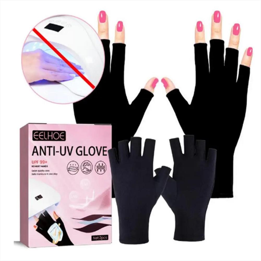 Guantes Protectores Para Lamparas Uv Uñas Semipermanente img #1