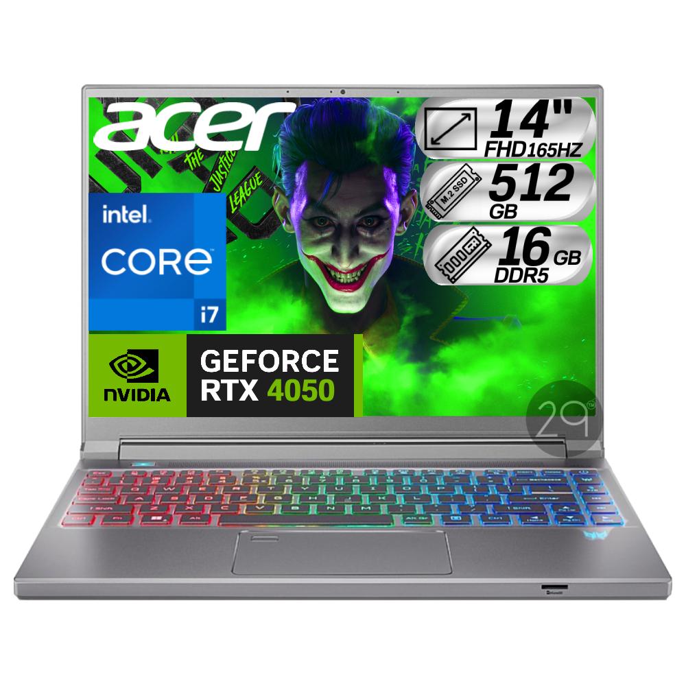 Portatil Acer Predator Core I7 13700H Ram 16Gb Ssd 512Gb Nvidia Geforce Rtx 4050 6Gb 14 pulgadas Fhd 165Hz img #1