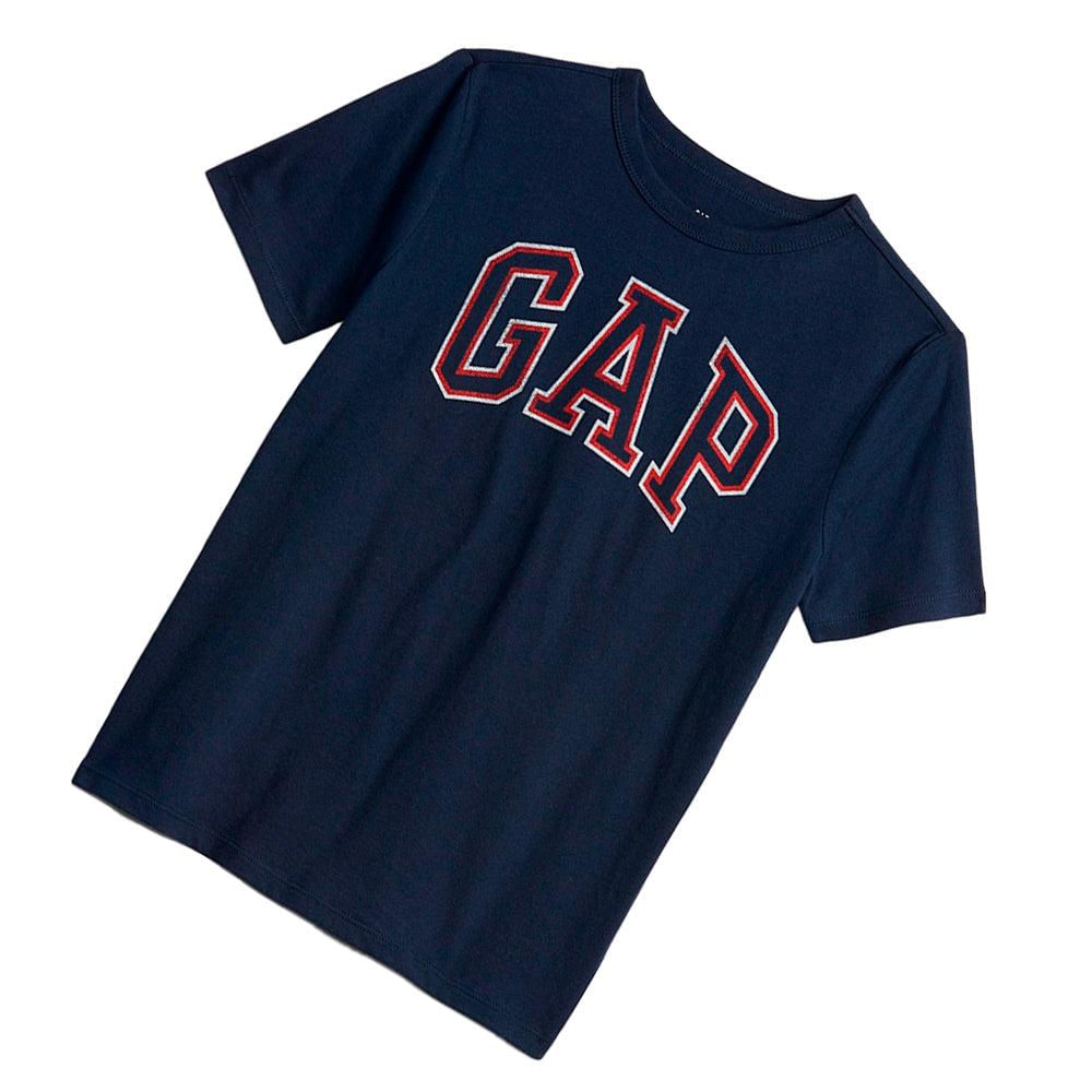 Polo Gap Original Para Niño Color Azul Y Rojo Talla L img #3