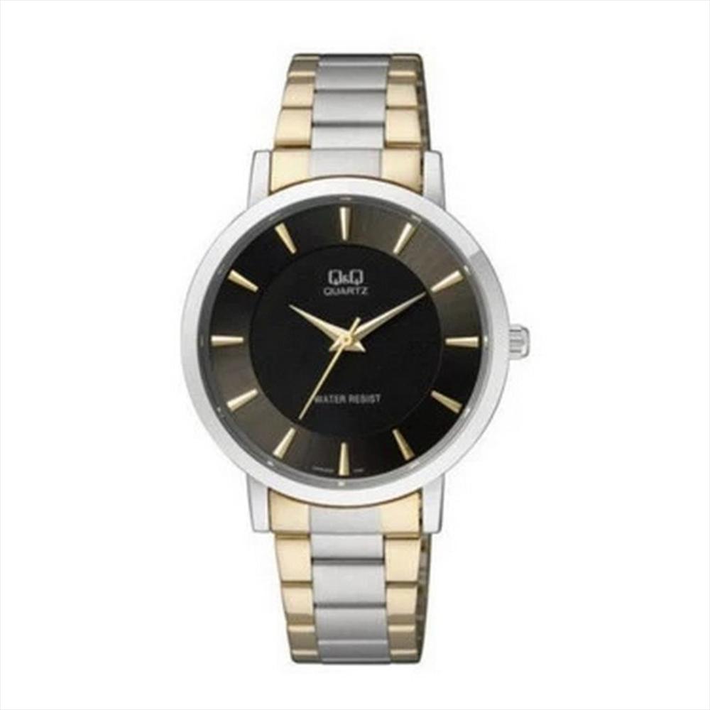 Reloj Q&Q Mujer Casual Plata Q944j402y Fondo Negro + Estuche img #1
