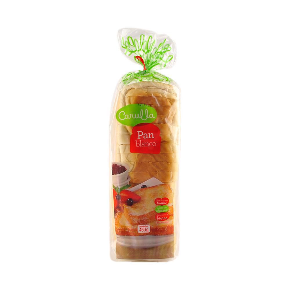 PAN TAJADO BLANCO CARULLA 450 gr img #1