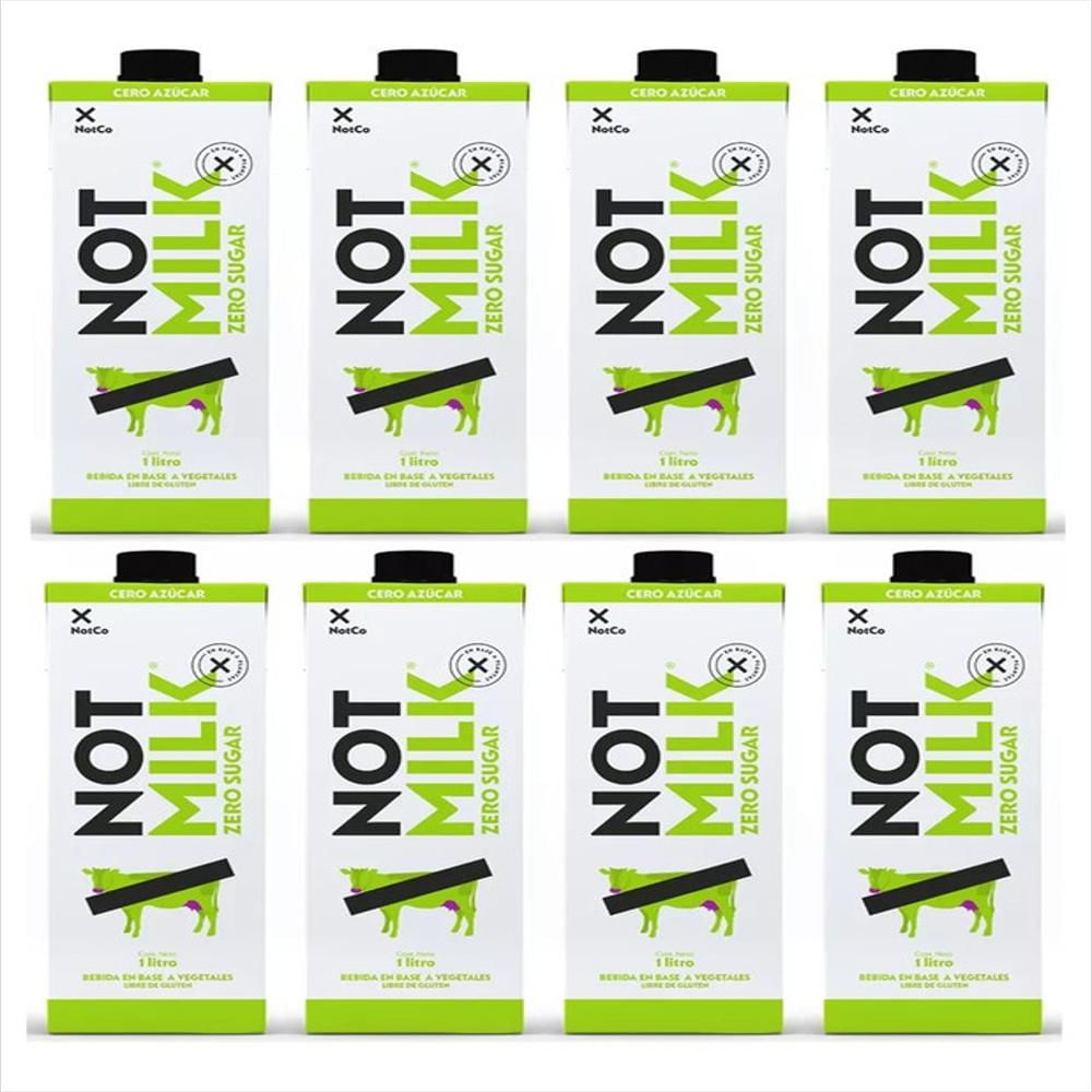 Notmilk Zero Bebida 100% Vegetal X8und 1L img #1