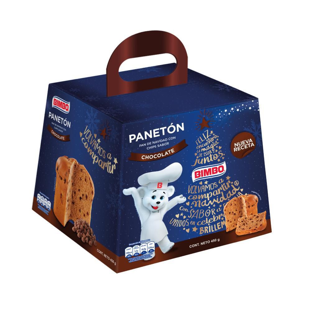 PANETON CHIPS CHOCO BIMBO 450 gr img #1