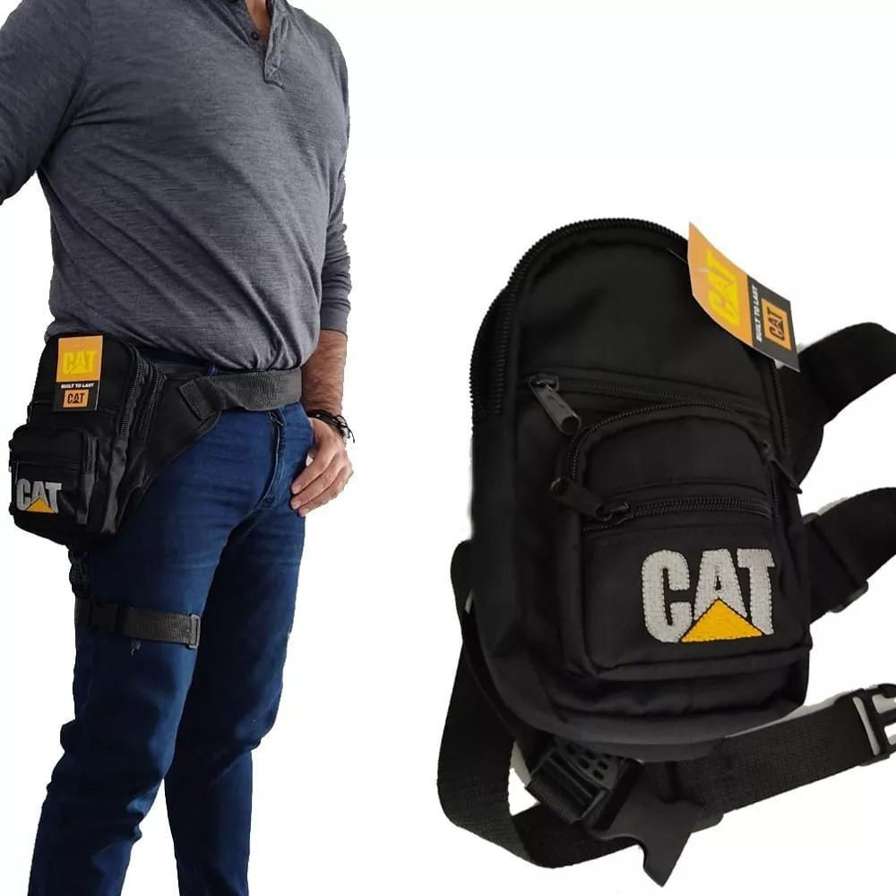 Piernera Táctica Caterpillar Moto Cicla Paintball Canguro img #2