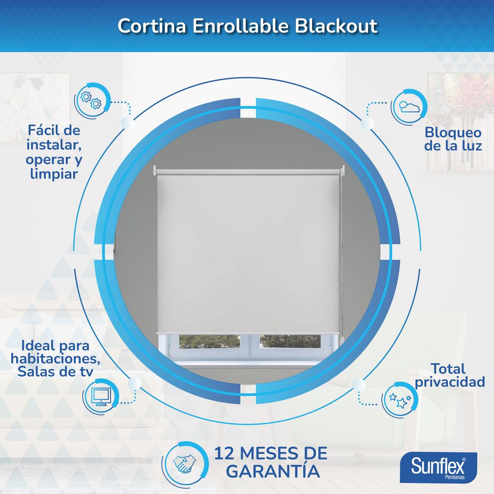 Enroll Blackout 180X230 Blanc SUNFLEX 029999416 img #6