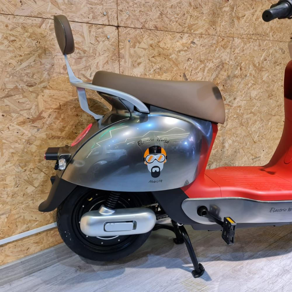 Bicicleta Eléctrica Tipo Moto / Gris / Mambo / Batería Plomo img #3