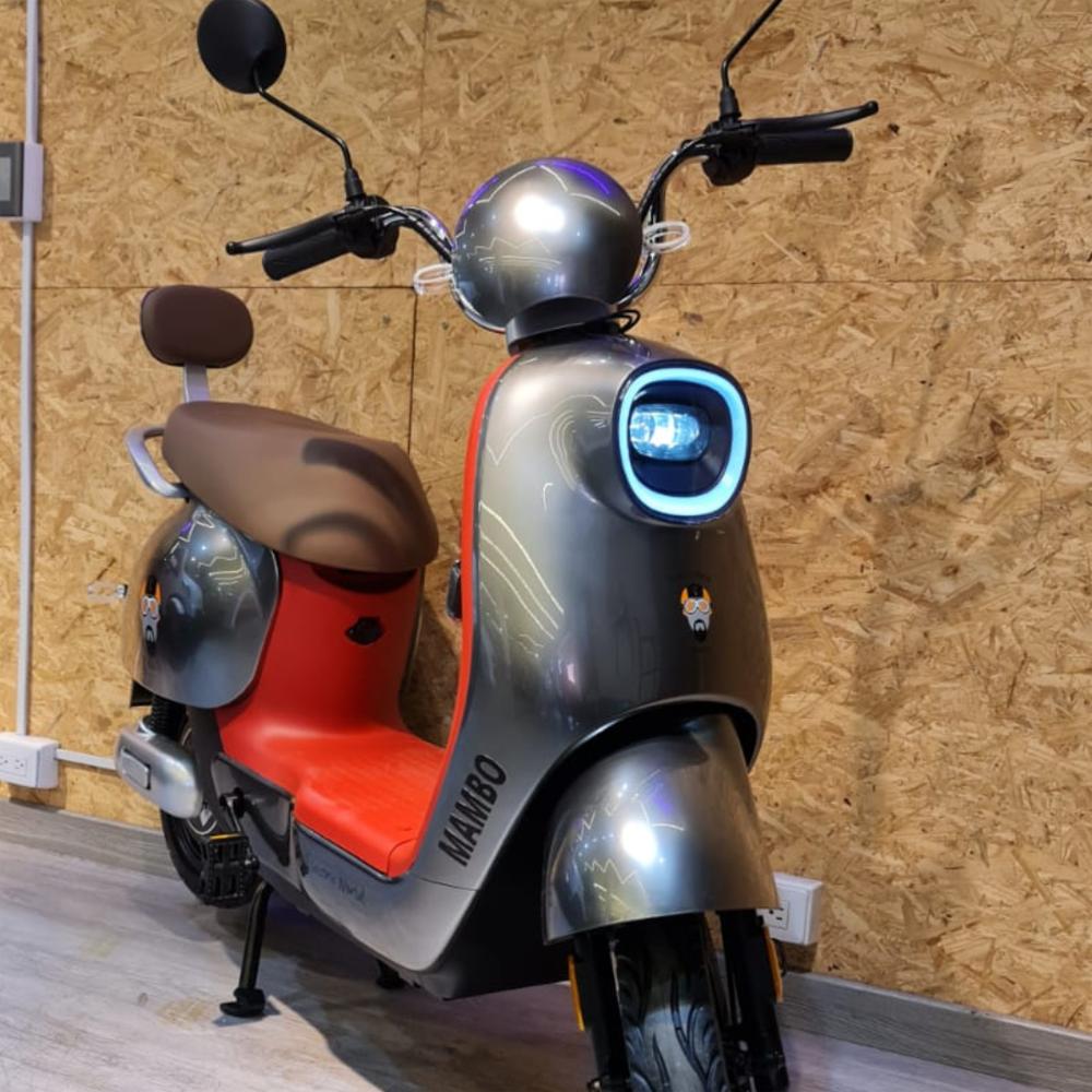 Bicicleta Eléctrica Tipo Moto / Gris / Mambo / Batería Plomo img #4