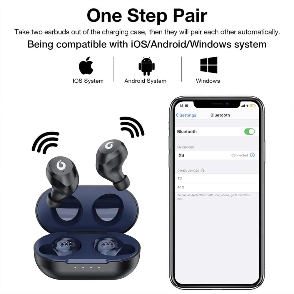 Auriculares Inalámbricos X9 Con Cancelación De Ruido img #5