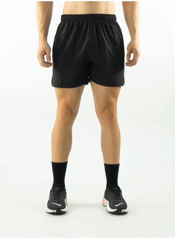 Pantaloneta Deportiva Ajustada Negra img #2