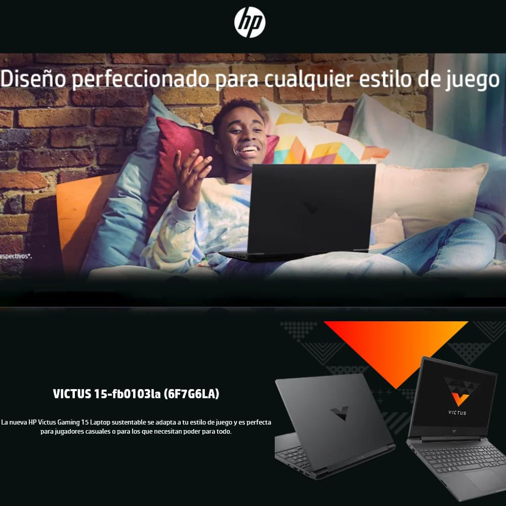 Portatil Gamer Hp Victus 15 Ryzen 5 5600H Ram 24Gb Ssd 1000Gb Nvidia 3050 Pantalla 15.6 Fhd img #3
