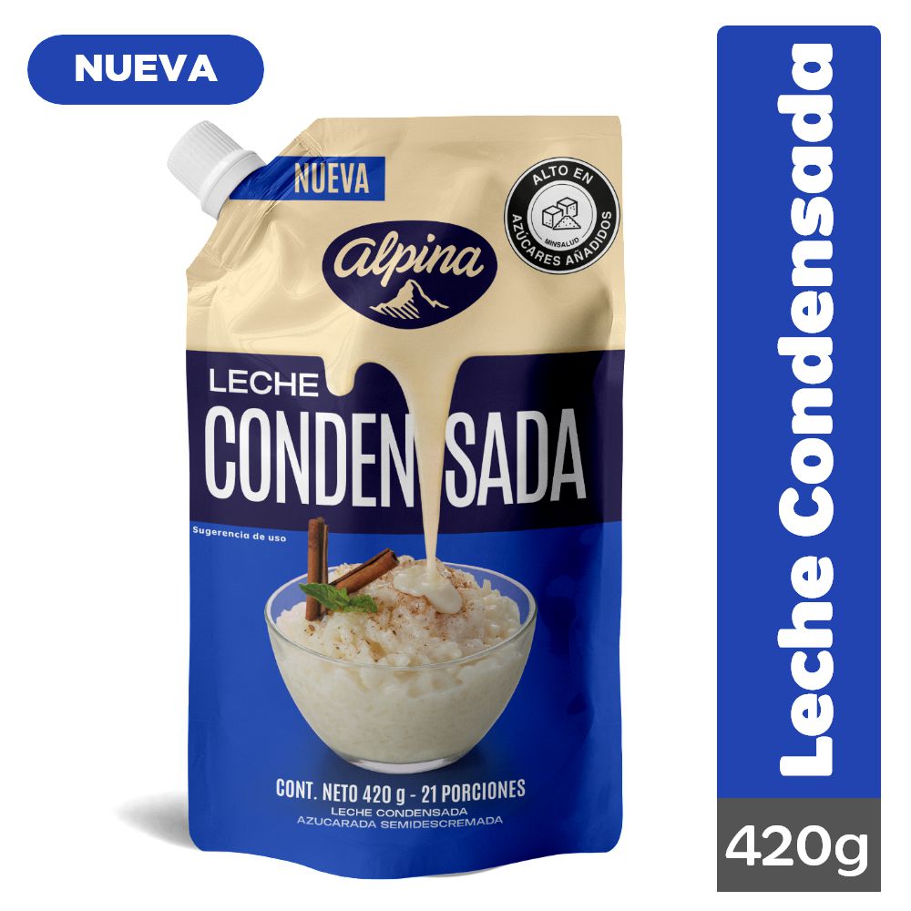 Leche Condensada Azucarada Semides ALPINA 420 gr img #1