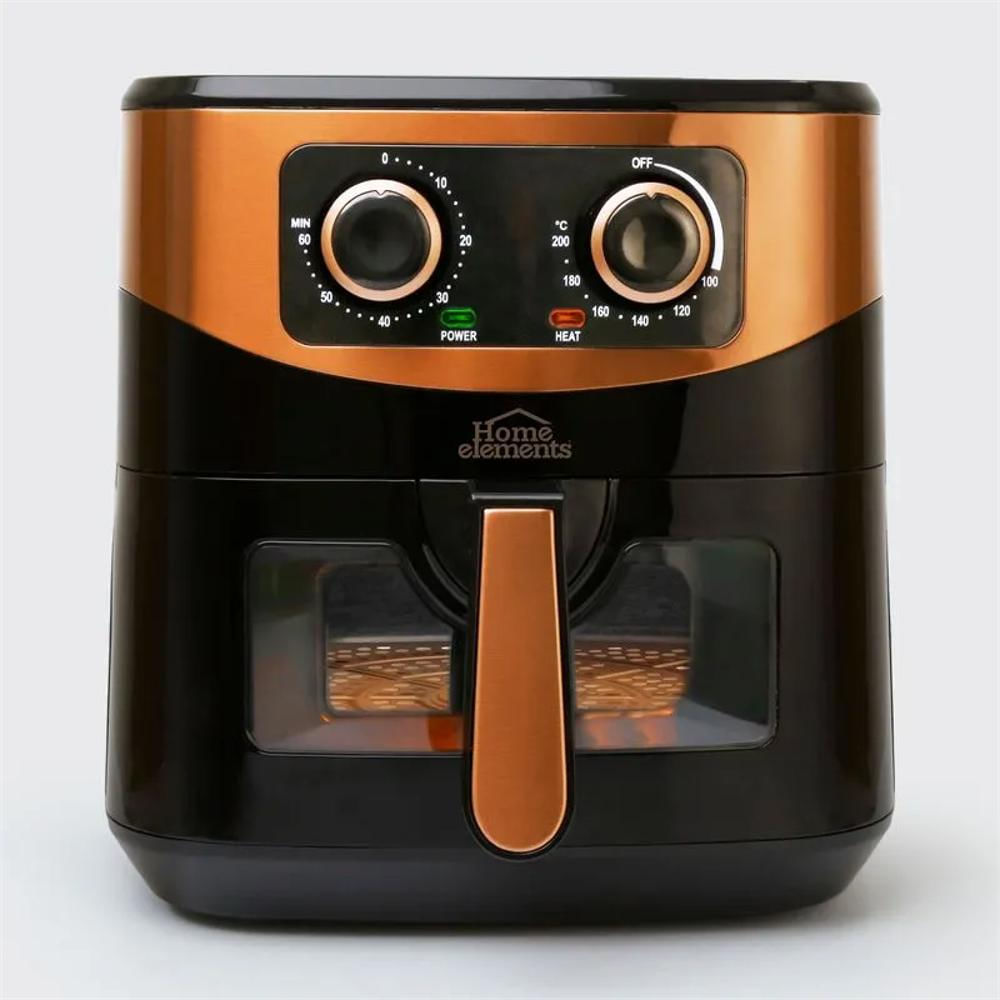 Olla Freidora De Aire Home Elements 7 Litros Mega Fryer img #1