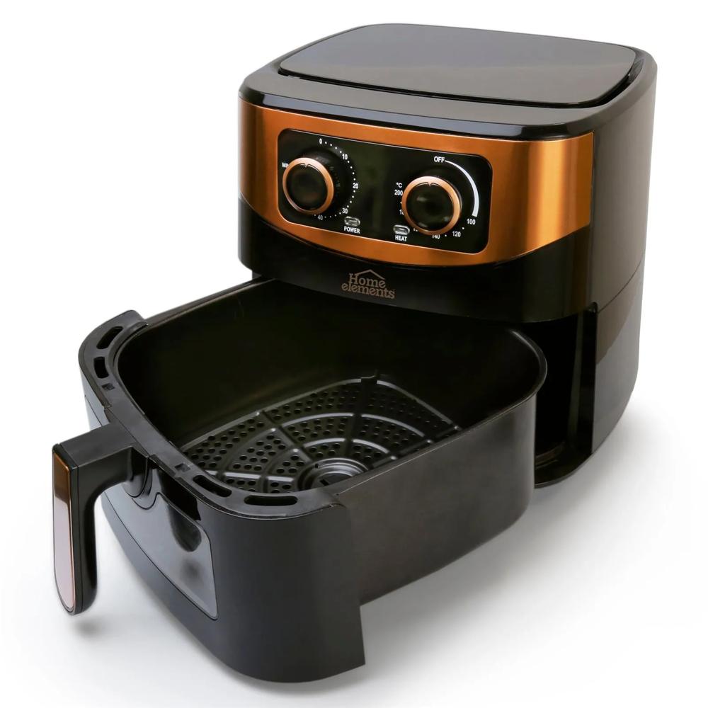 Olla Freidora De Aire Home Elements 7 Litros Mega Fryer img #3