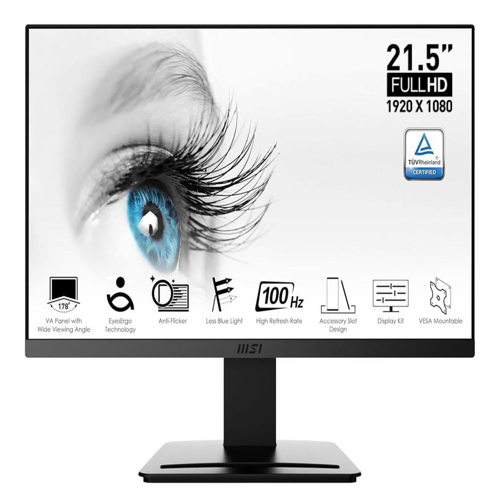 Monitor Gamer Msi Pro 21.45 Pulgadas Va Fhd 100Hz img #1