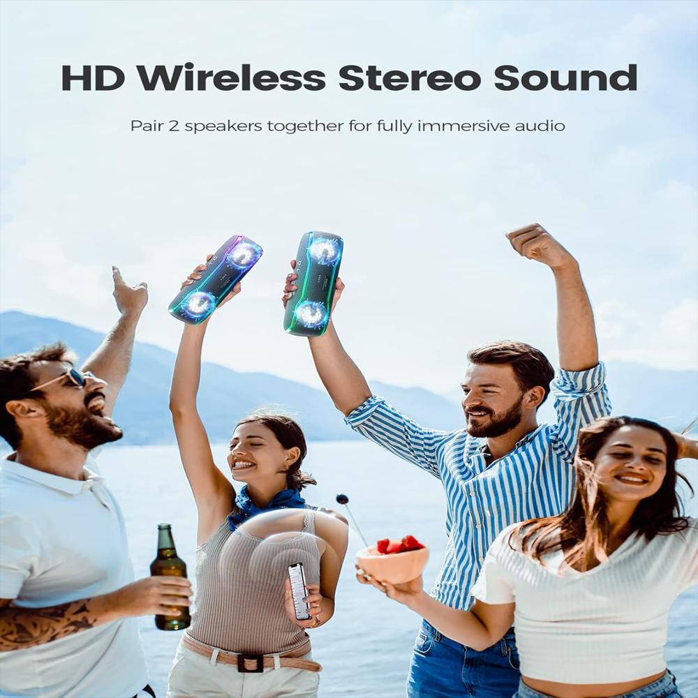 Altavoz Bluetooth Portátil Ipx7 Impermeable 25 W Super Bass img #5