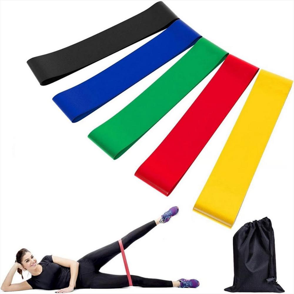 Kit 5 Bandas De Resistencia Para Hacer Ejercicios Elasticas img #3