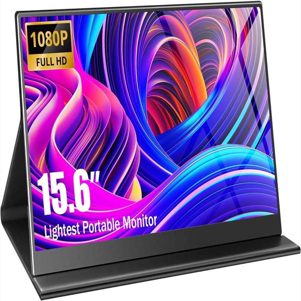 Monitor Portátil 15.6 pulgadas 1080P Hdmi Usb C Pc Mac Xbox Ps5 Switch img #1