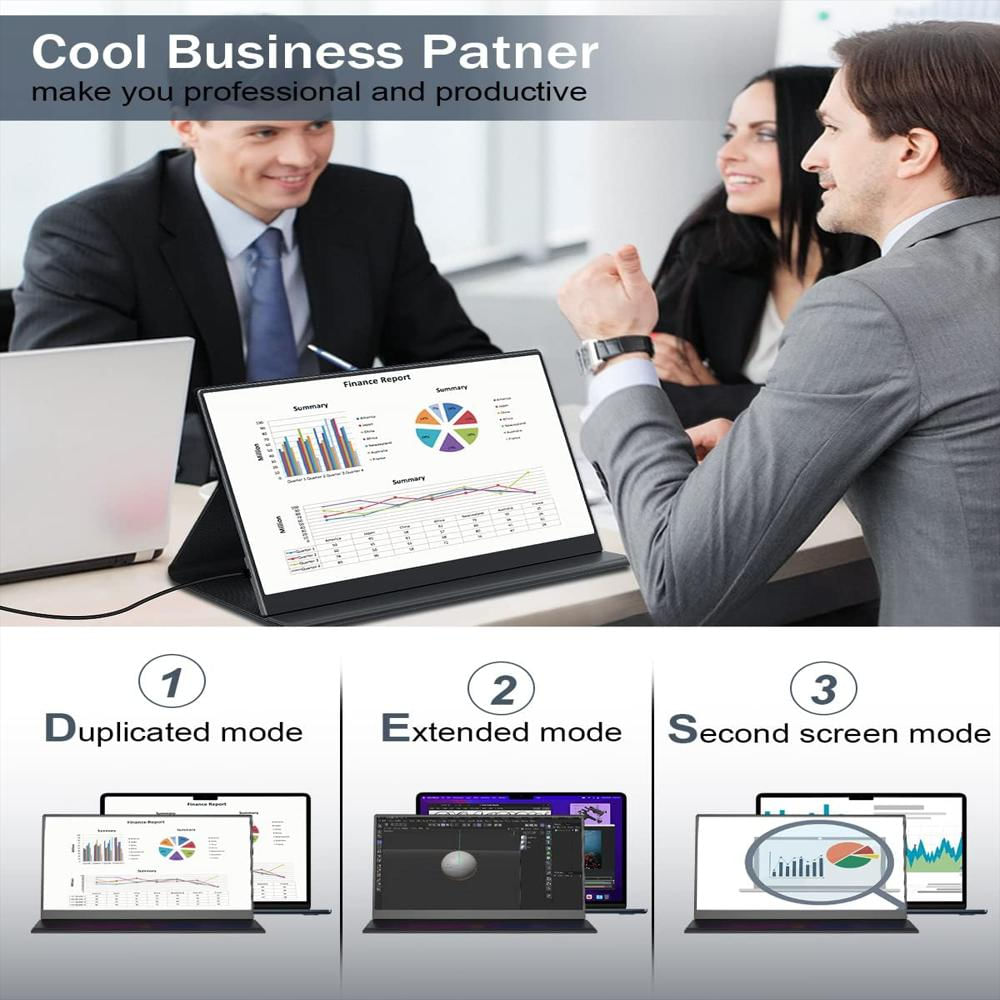 Monitor Portátil 15.6 pulgadas 1080P Hdmi Usb C Pc Mac Xbox Ps5 Switch img #4