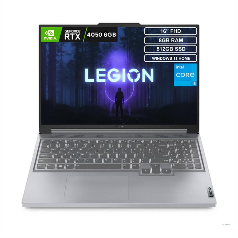 Portátil Gamer Lenovo Legion Intel Core I5 12450H 8Gb 512Gb Rtx 4050 6Gb 16 pulgadas img #1