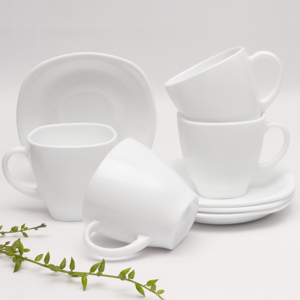 Tazas de Café Pocillos Set 8 Piezas 210 ml en Opal ESSENZA S65985 img #2
