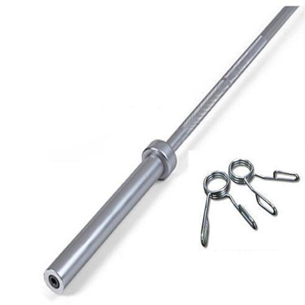 Barra Olímpica Profesional 150Cm Movifit Incluye Collares img #1