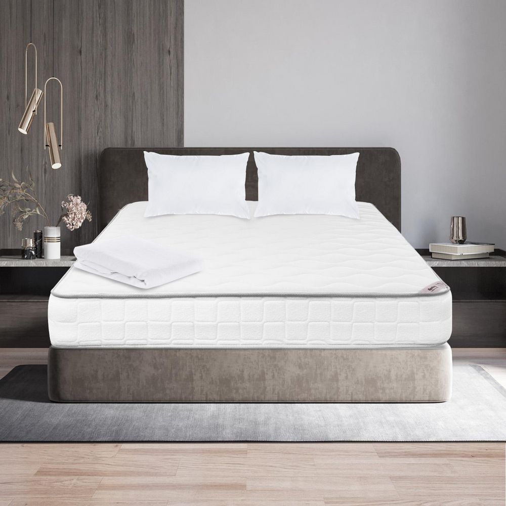 Colchón SPRING Doble (140 x 190 cm) CLASSIC Resortado Semifirme . img #2