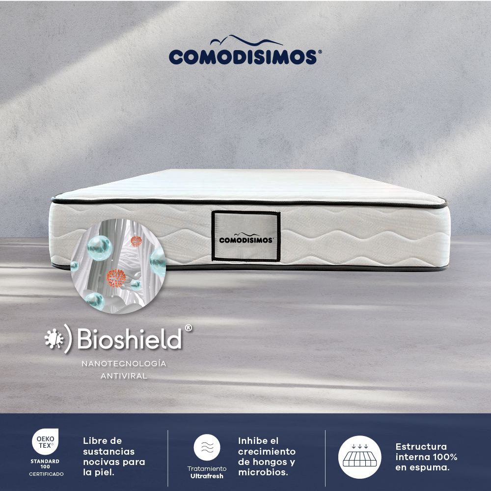 Colchón COMODISIMOS Doble (140 x 190 cm) ACCESS CLASSIC FOAM Espumado Firme . img #2