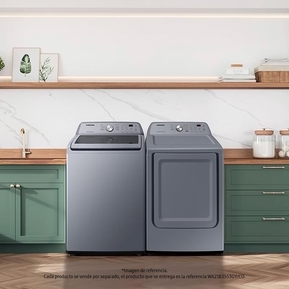 Lavadora SAMSUNG Carga Superior 21 kg (46 lb) WA21B3553GY/CO img #7