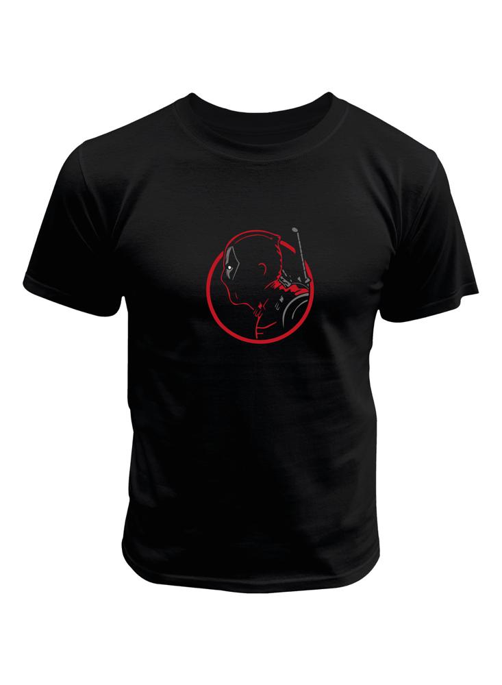 Camiseta Wade Winston Wilson Deadpool Face Marvel Comics img #1