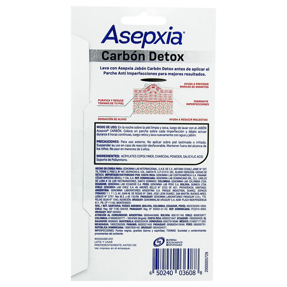 parches ASEPXIA  (12 und) img #2