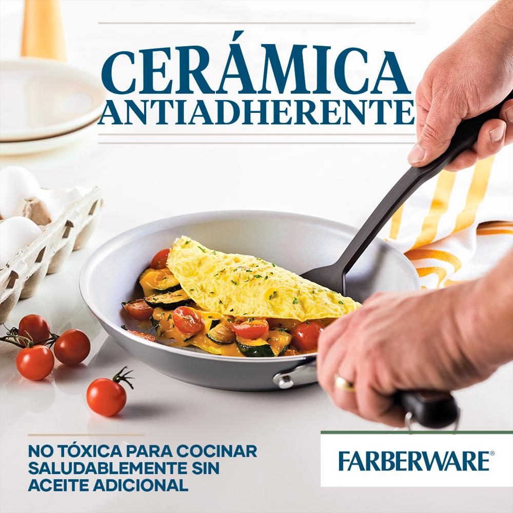 Farberware Ecoadvantage Sartén Antiadherente Cerámico , Aluminio , 25 Cm/10 pulgadas , Gris 13463 img #4