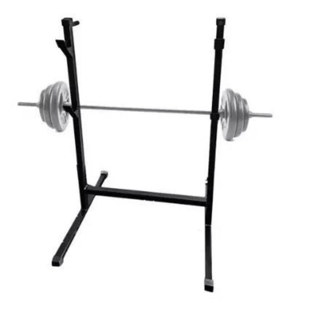 Kit Combo Banco Pesas Abdominales + Soporte Base Silla Angulo Gym img #2