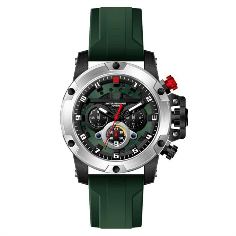 Reloj G Force Original H3958 G Crono Calendario + Estuche Verde img #1