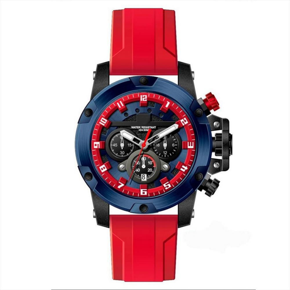 Reloj G Force Original H3958 G Crono Calendario + Estuche Rojo img #1