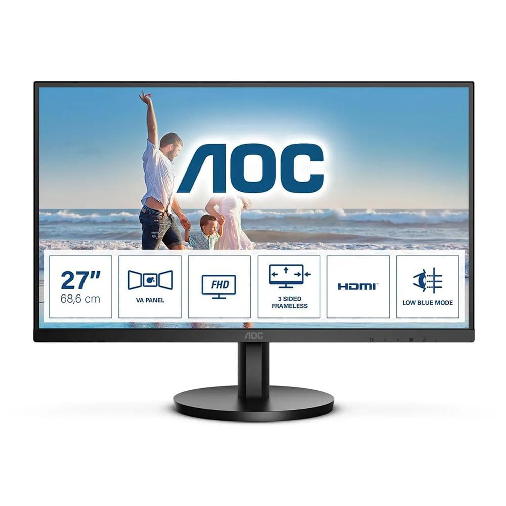 Monitor Aoc 27B3hm Led 27″ 75Hz Fhd Freesync Negro img #1